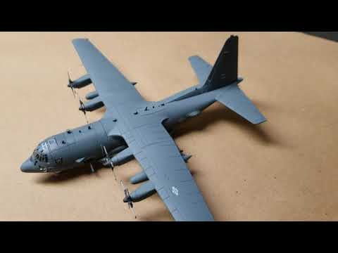 S14 1/144 AC-130U Spooky II Diecast Model Review - YouTube