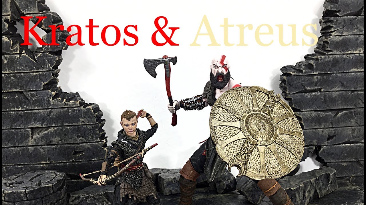 Neca Toys God of War 2 Pack KRATOS & ATREUS Action Figure Toy