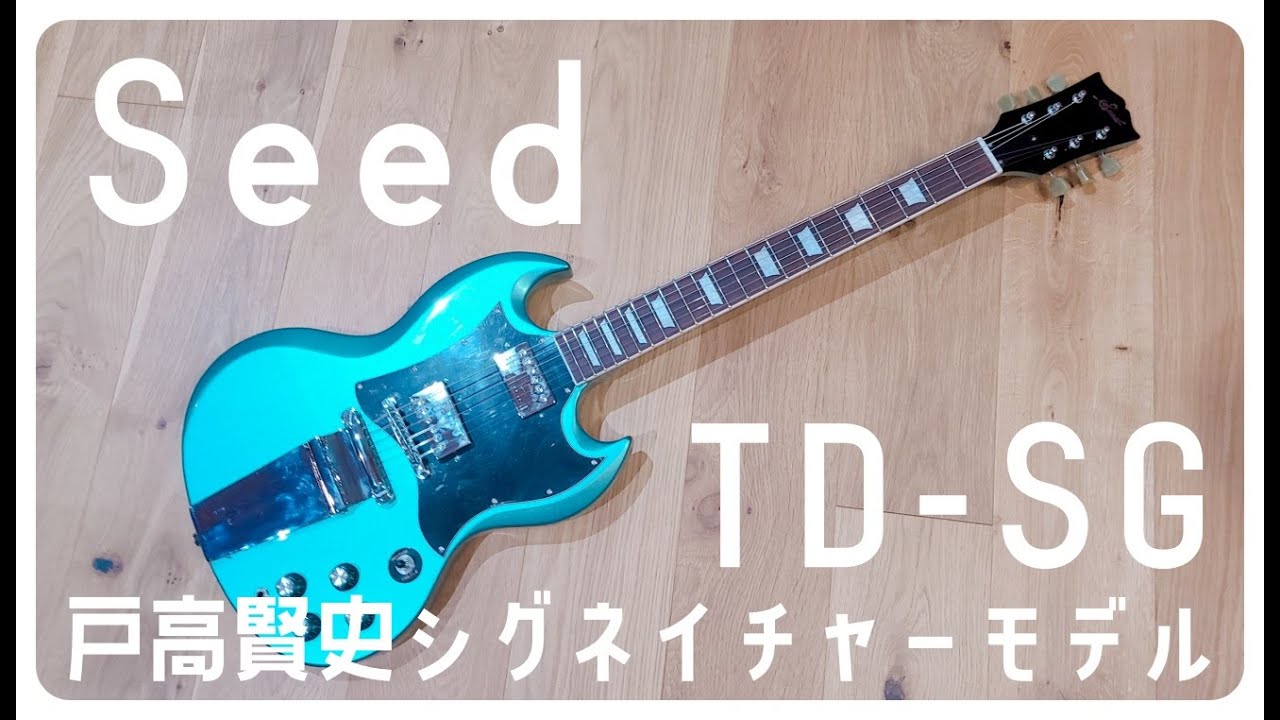 Seed TD-SG 戸高賢史 シグネチャーモデル レビュー - YouTube