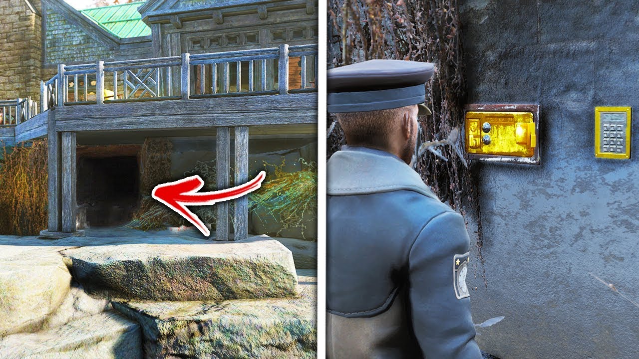 Fallout 76 Secrets - Secret WALL SAFE, Stolen Terminal Passcode