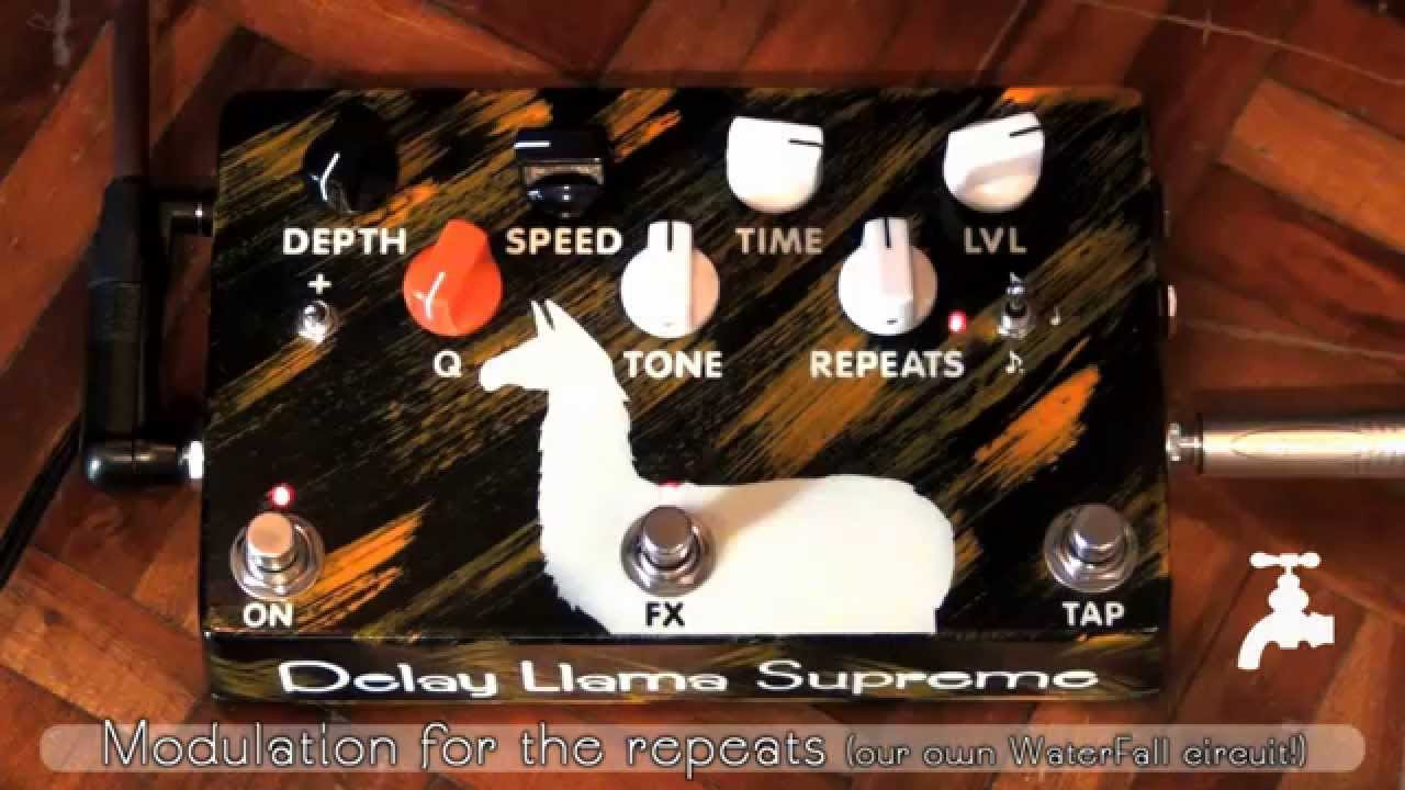 JAM pedals - Delay Llama Supreme video presentation - YouTube