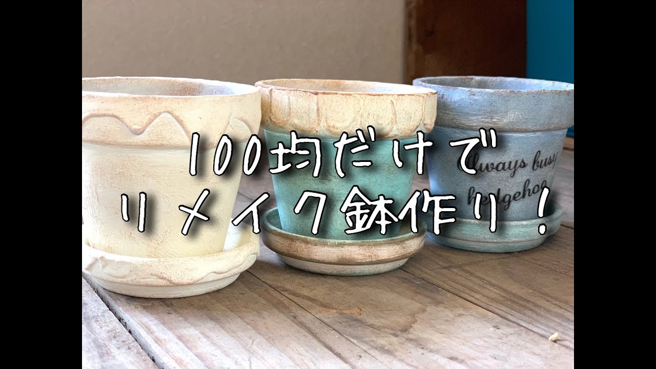 100 Yen DIY] I tried making a potted succulent arrangement using