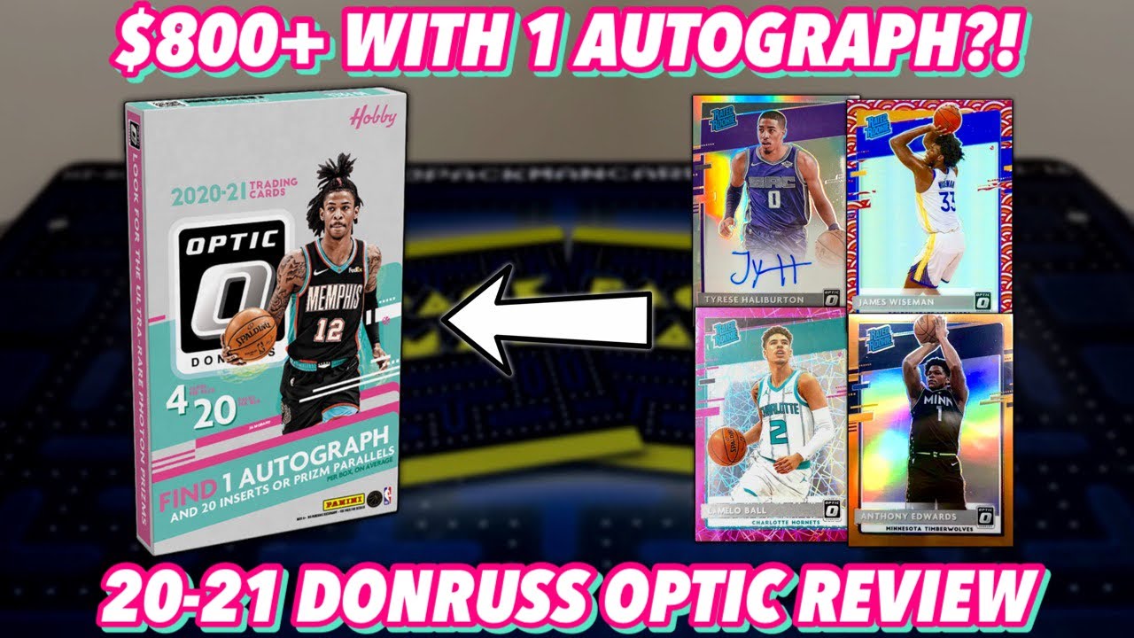 $800+ WITH 1 AUTOGRAPH?! | 2020-21 Panini Donruss Optic Basketball