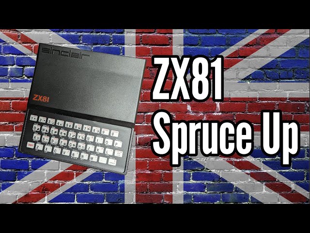 Sinclair ZX81 Spruce Up (Composite, 16K, Keyboard & More!) - YouTube