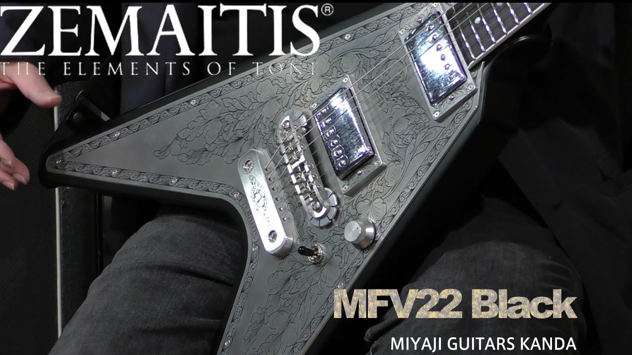 Zemaitis MFV22 Black ＊こちらのギターは販売済みです - YouTube