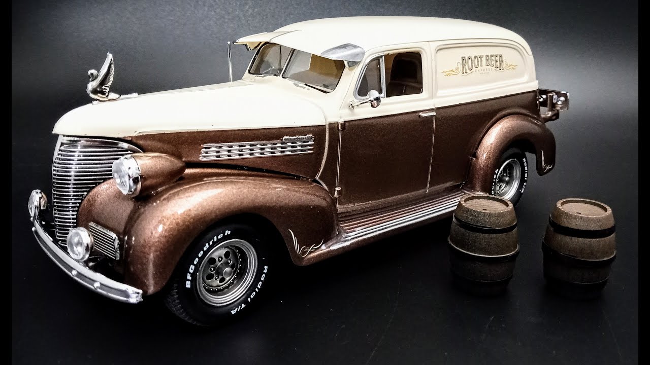 1939 Chevy Sedan Delivery 427 1/24 Scale Model Kit Build How To