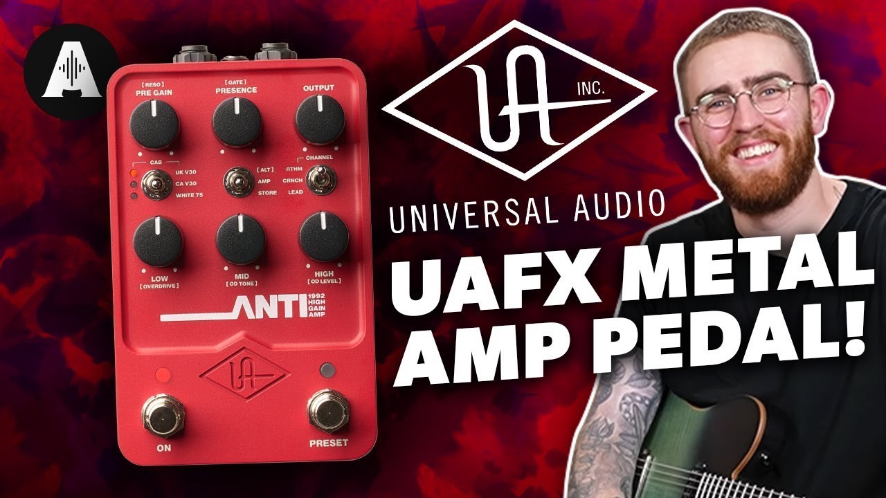 Universal Audio UAFX ANTI High Gain Amp Pedal! - YouTube