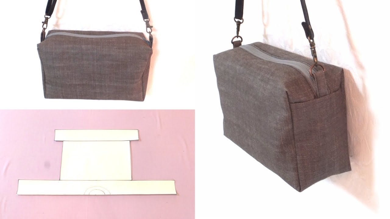 好きなサイズで作れる！ボックス ショルダーバッグの作り方