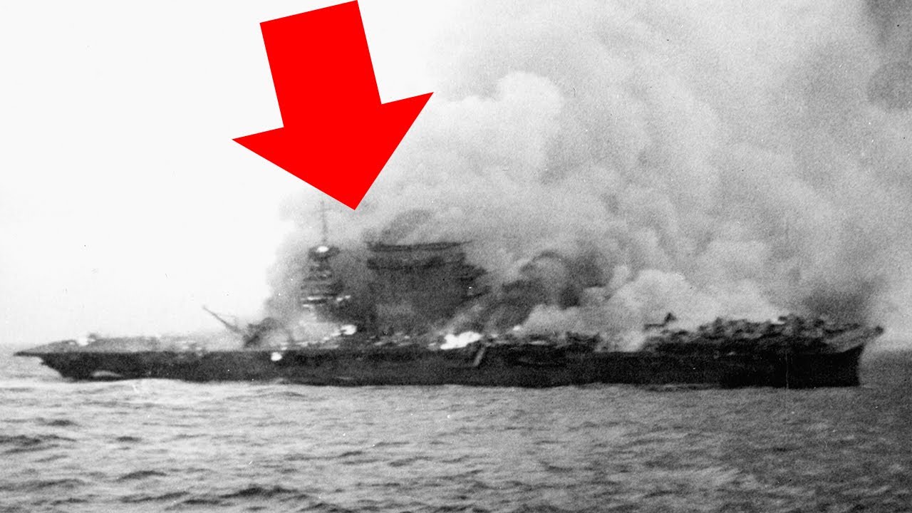 When America Sacrificed an Aircraft Carrier - USS Lexington - YouTube