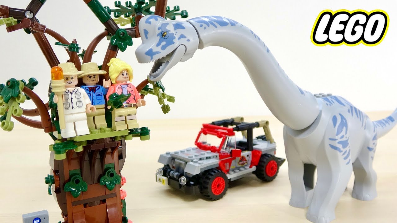巨大なブラキオサウルスに感動! LEGO 76960 ジュラシックパーク30th