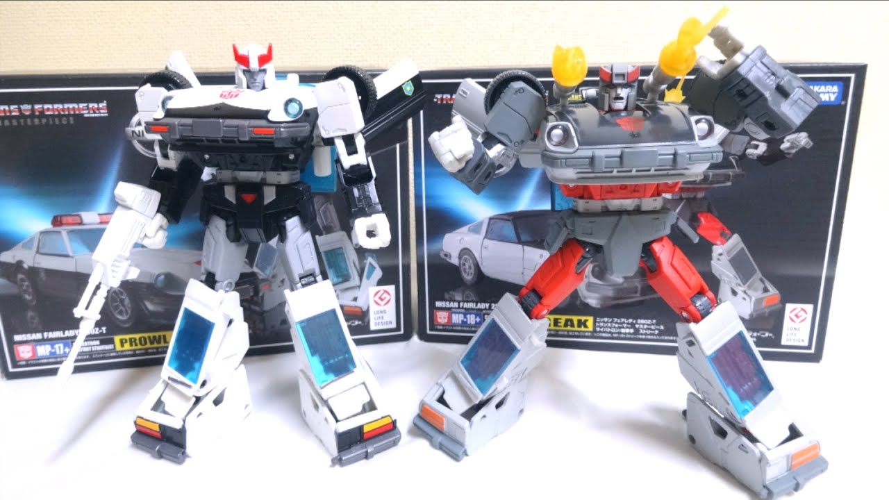 Transformers】Masterpiece PLUS MP 18+ Streak & MP-17＋ Prowl