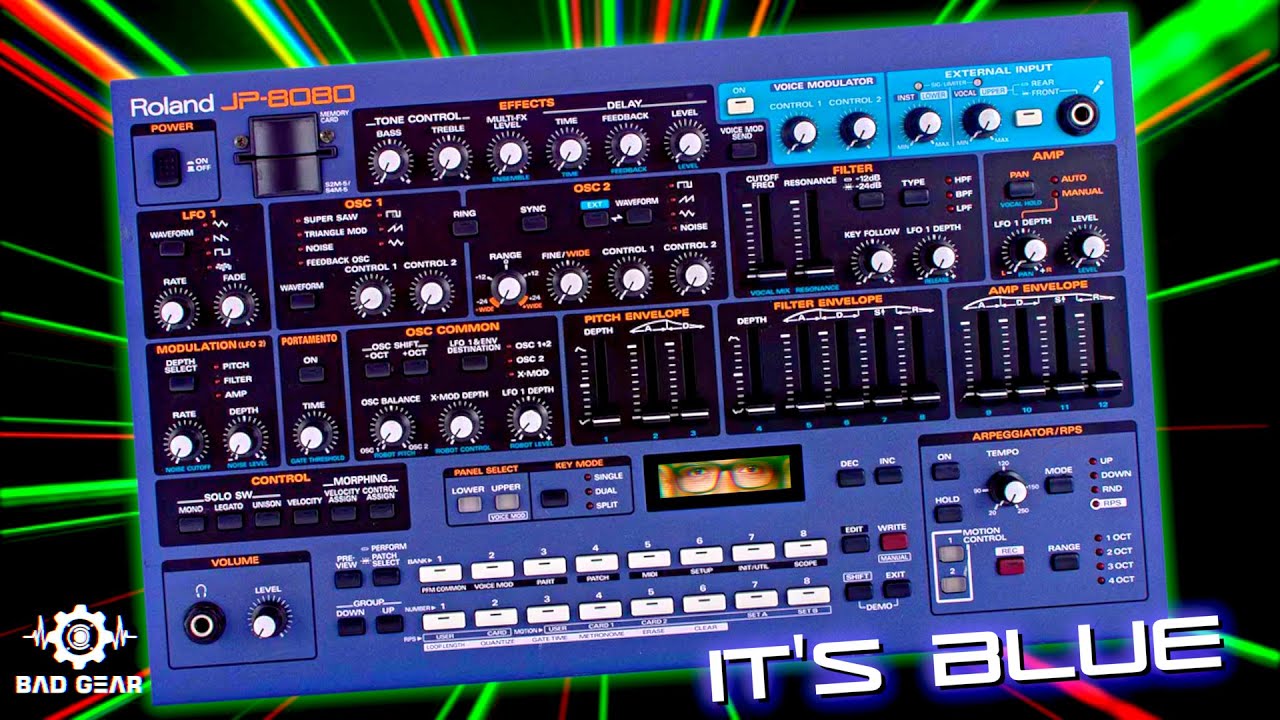 Bad Gear - Roland JP-8080 - YouTube