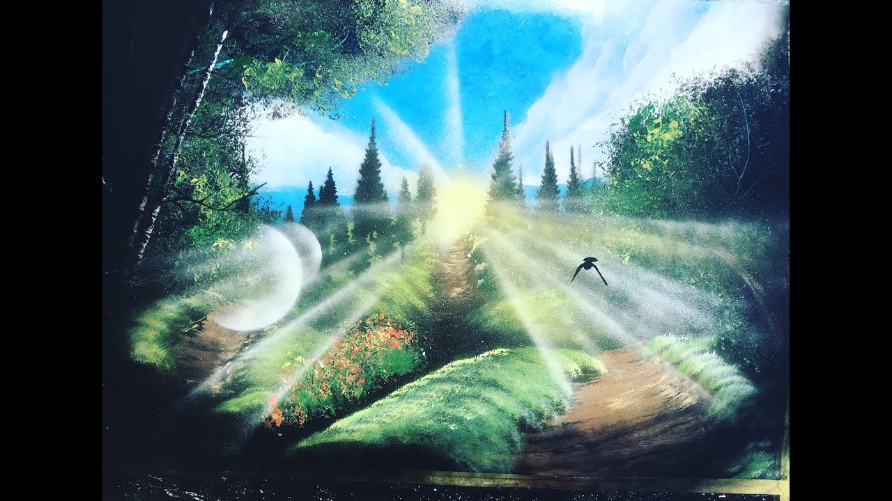 油絵】【サトウキビ畑の空】 #油絵 #手書き #アート #絵画販売 #絵画