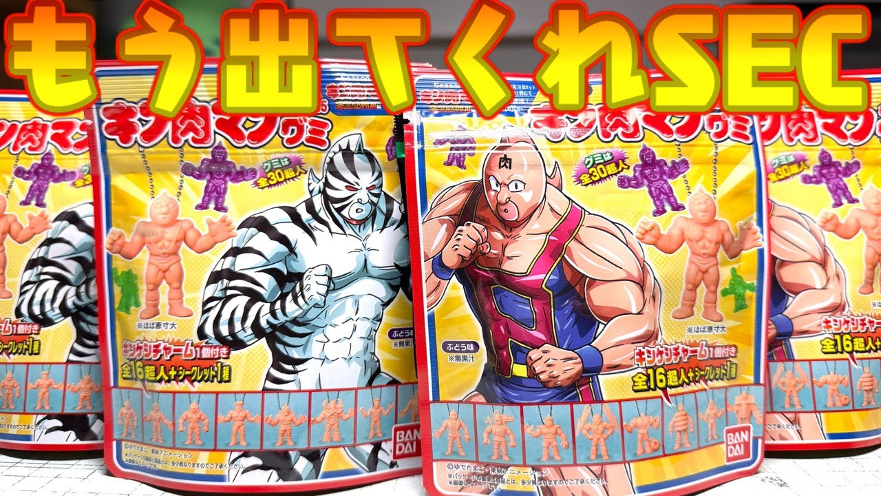 ガチもう出てくれSEC！キン肉マン チャーム付きグミ Round5 全17種