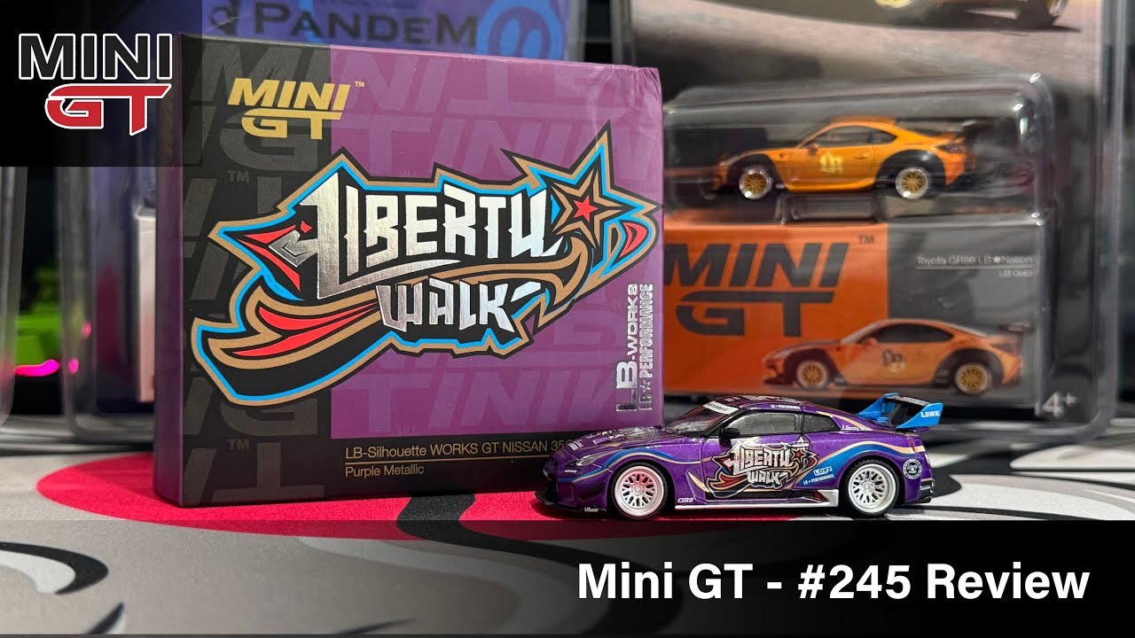 Mini GT - LB Works Nissan GT-R R35 LBWK Kuma Graffiti #244