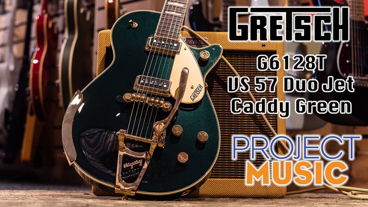 Gretsch G6128T-57 Vintage Select '57 Duo Jet with Bigsby - YouTube