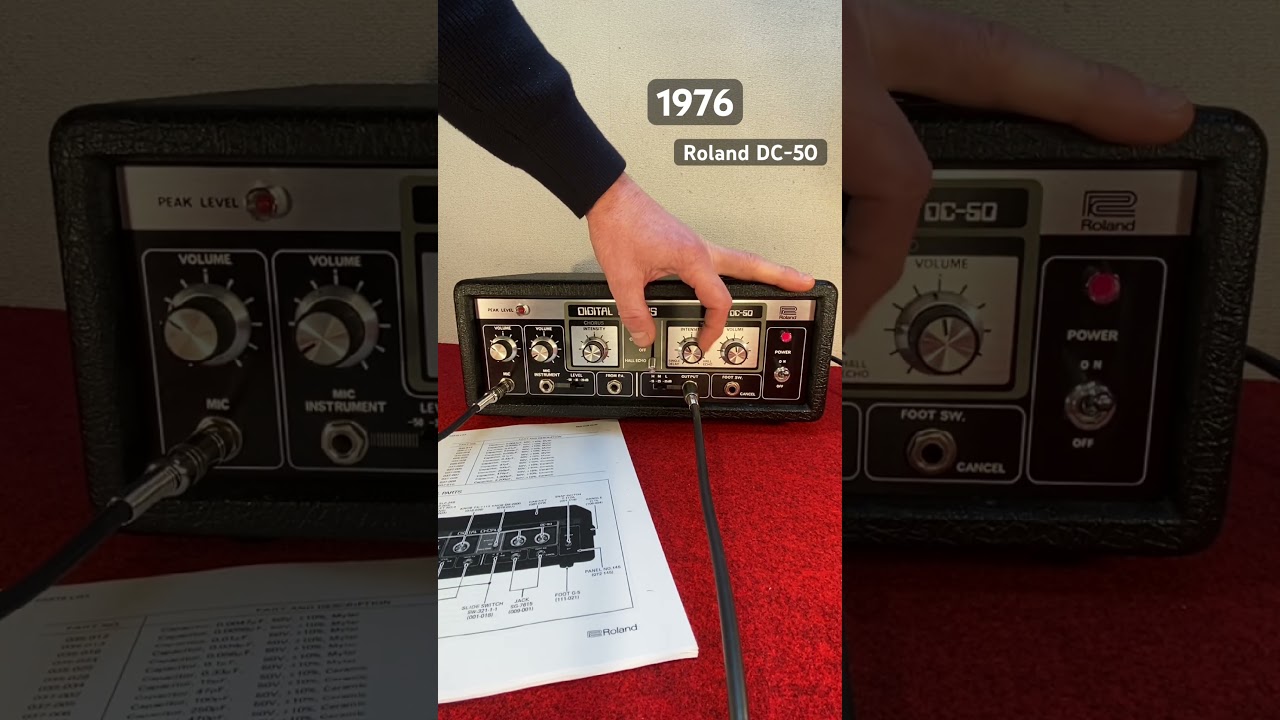 Beautiful Roland DC50 available from vintage audio Nagoya. #dc50
