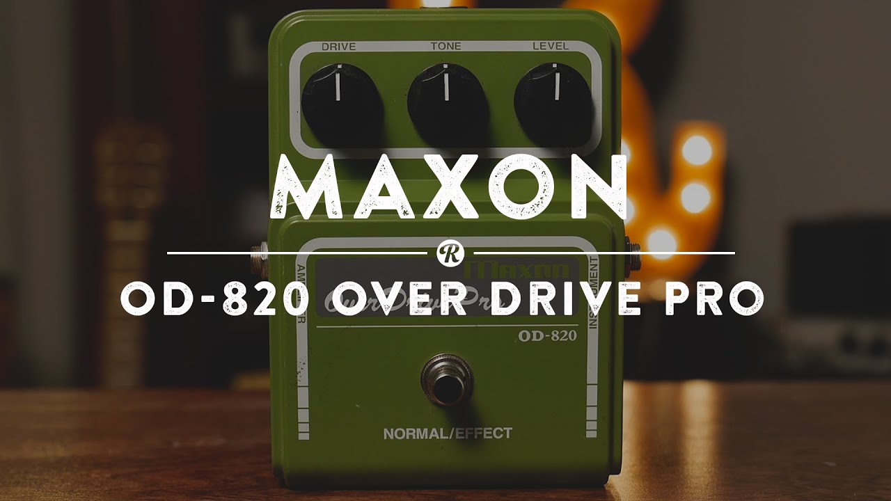 MAXON OD820 - マクソン入魂のプロ品質オーバードライブ【Supernice