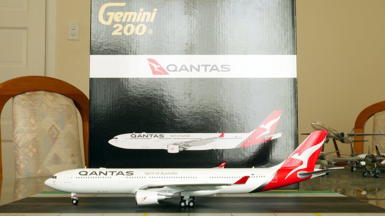 航空機・ヘリコプター Gemini 200 QANTAS Airbus A330-200 1:200