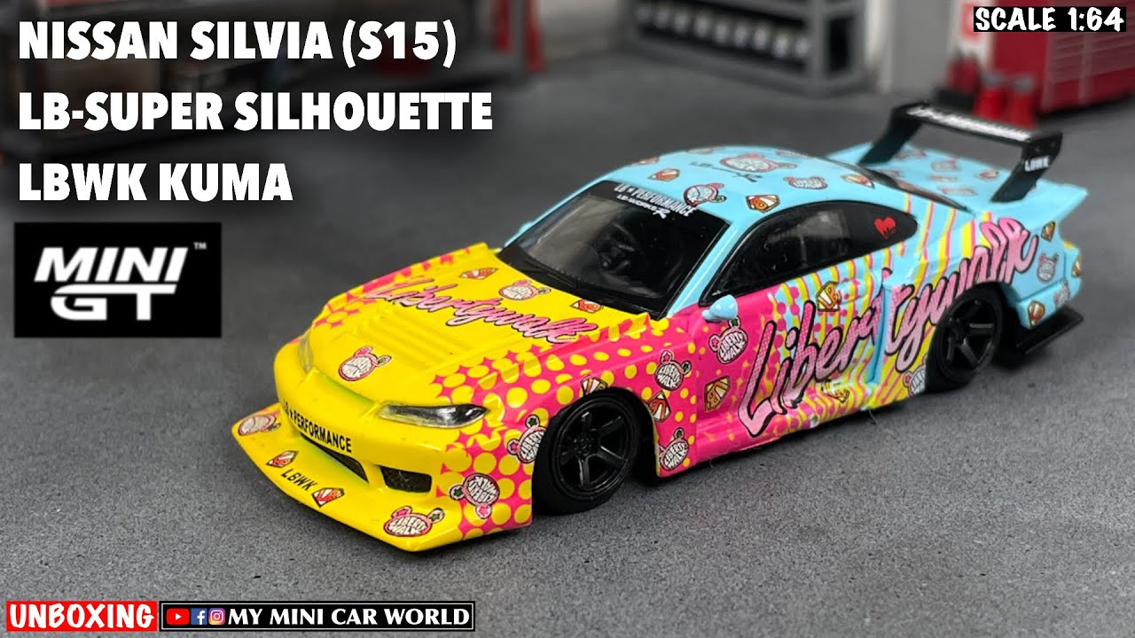 MY MINI CAR WORLD』UNBOXING MINI GT 1/64 NISSAN SILVIA (S15) LB