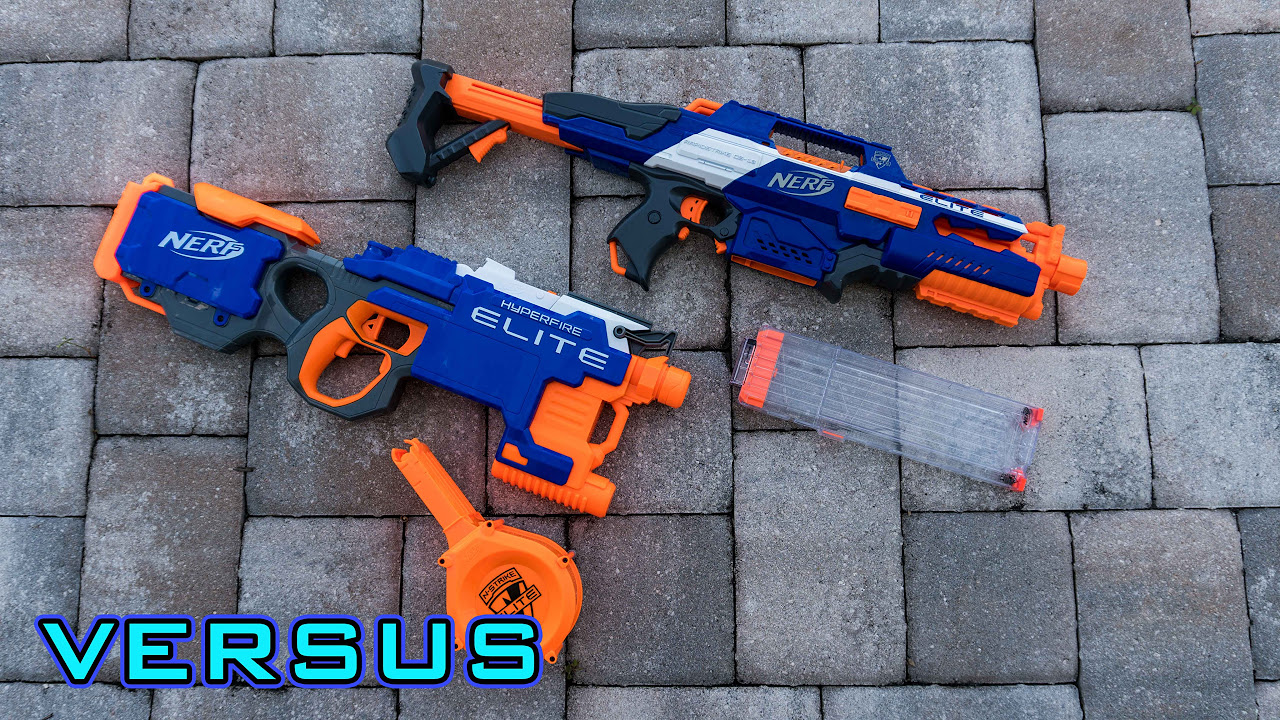 REVIEW] Nerf Elite Hyperfire Unboxing, Review, & Firing Test - YouTube