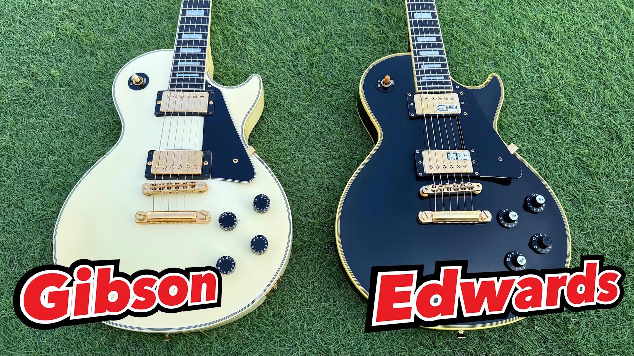 売約済みEDWARDS レスポールカスタムタイプ セイモアダンカン搭載