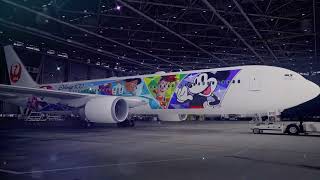 JAL Dream Express Disney 100 Boeing 767-300ER Model | Japan Trend Shop
