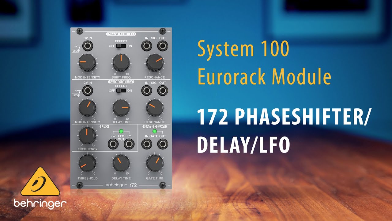Behringer System 100 – 172 Phase Shifter / Delay / LFO Eurorack