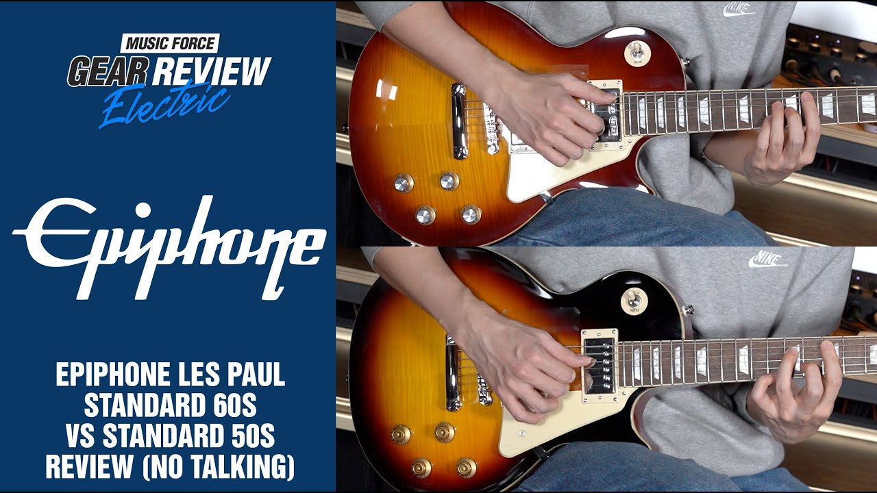 Epiphone Les Paul Standard 60s VS Standard 50s Review (No Talking