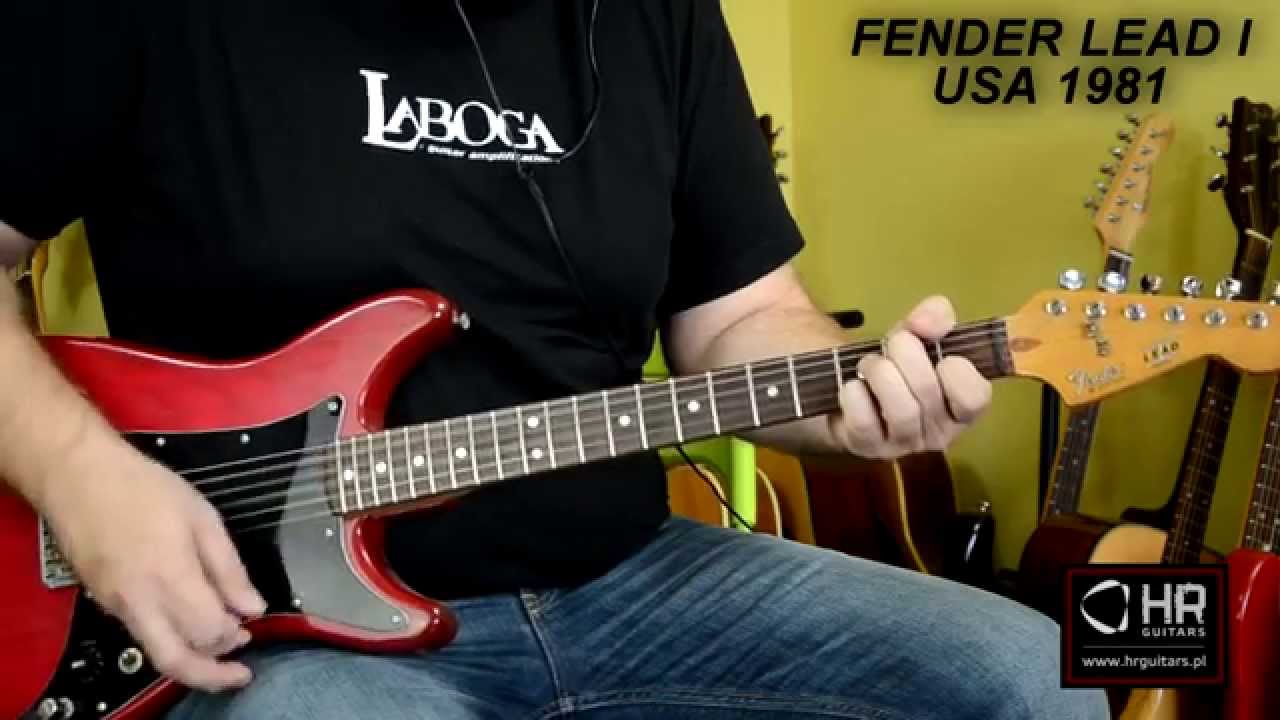 FENDER LEAD I, USA, 1981 - YouTube