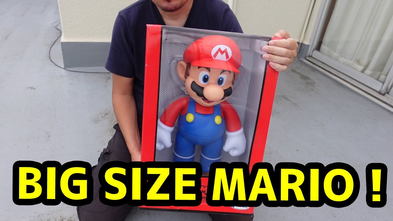 大きなマリオの人形 BIG SIZE MARIO - YouTube