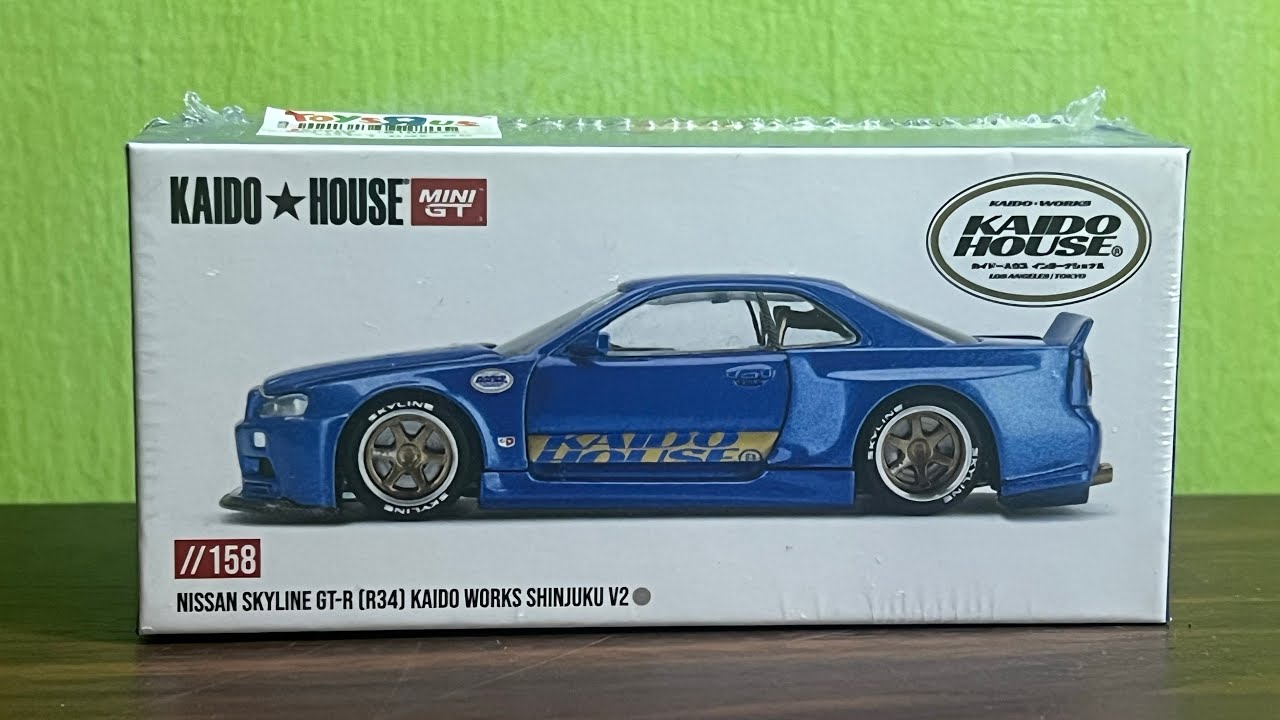 Spectacular! Unboxing a Nissan Skyline GT-R R34 by Kaido House