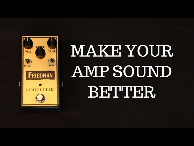 Friedman Golden Pearl Transparent Overdrive & Boost Pedal Demo
