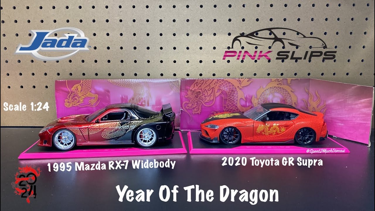 Mazda RX-7 Widebody / Toyota GR Supra By Jada Pink Slips | Year Of