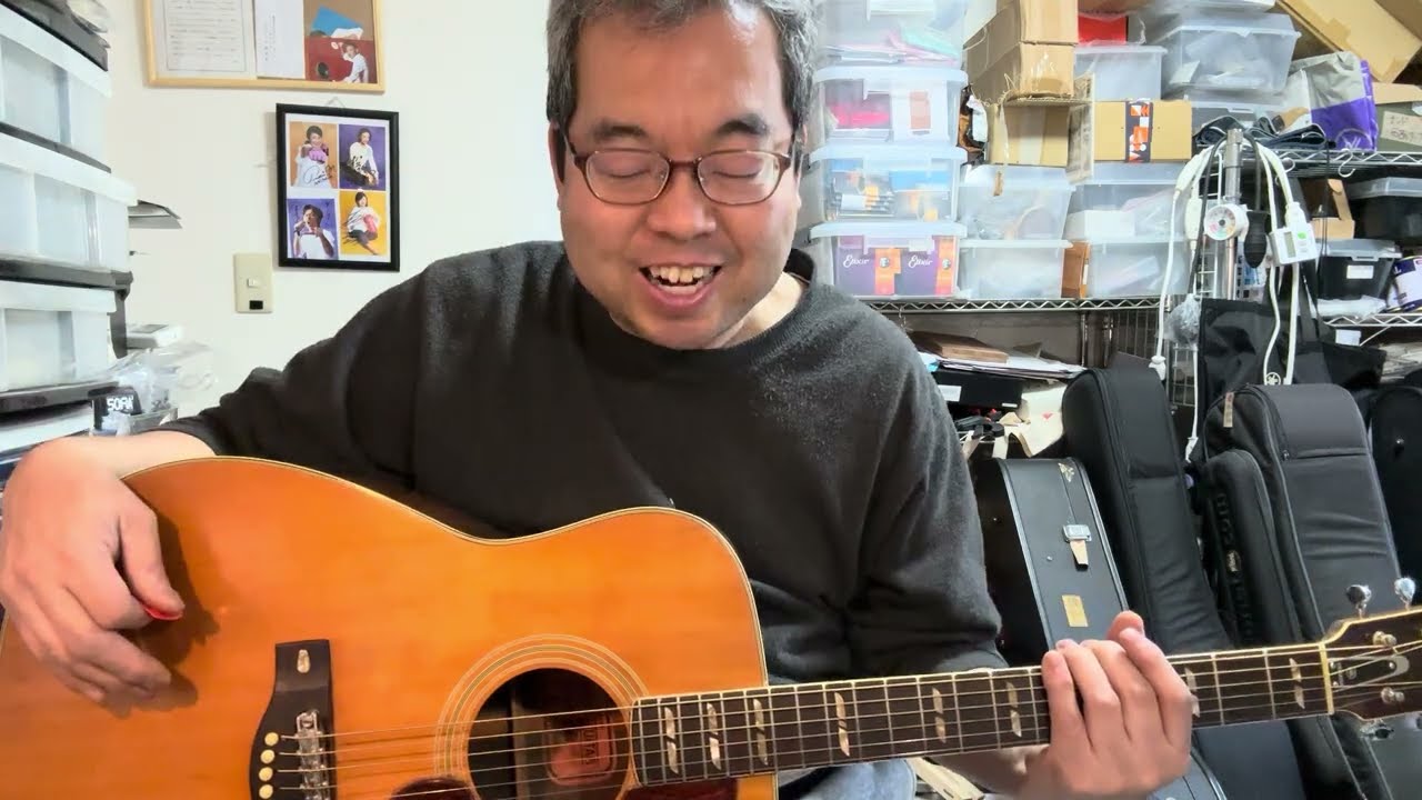 YAMAHA FG-400M（ベージュラベル）落語 de FG - YouTube