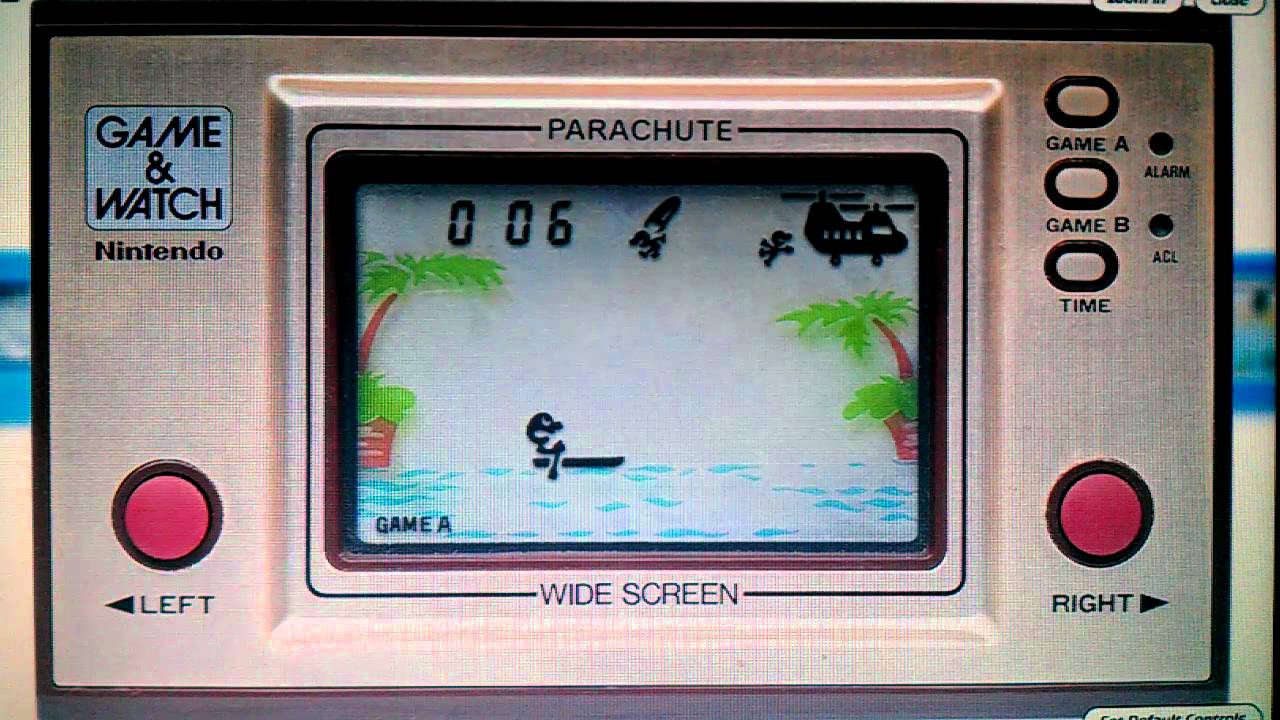 LCD Games: Parachute Nintendo Game & Watch - YouTube