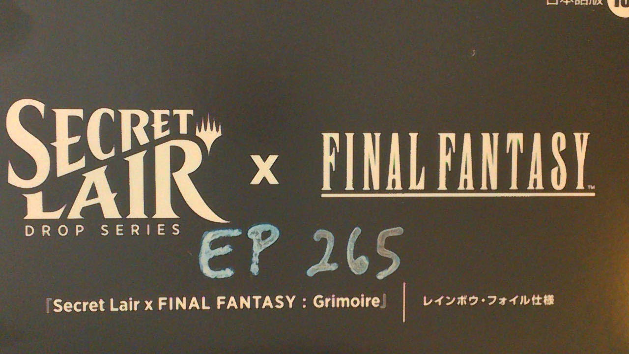 Secret Lair x Final Fantasy: Grimoire Japanese Rainbow Foil