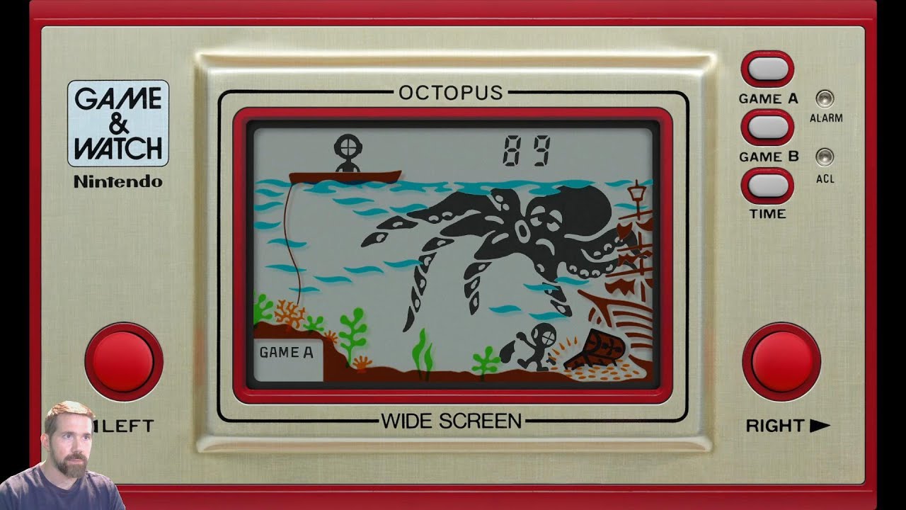 Nintendo Game & Watch: Octopus MAME Gameplay - YouTube