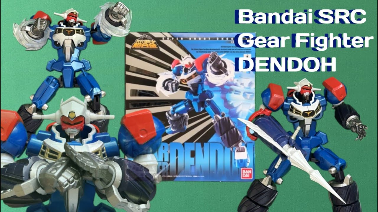 Bandai Super Robot Chogokin Gear Fighter Dendoh Figure Unboxing