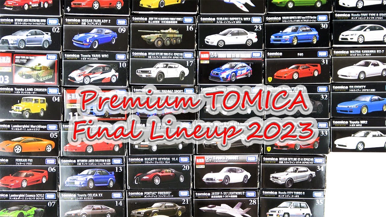 Unboxing all 40 Tomica Premium models as of the end of 2023! - YouTube