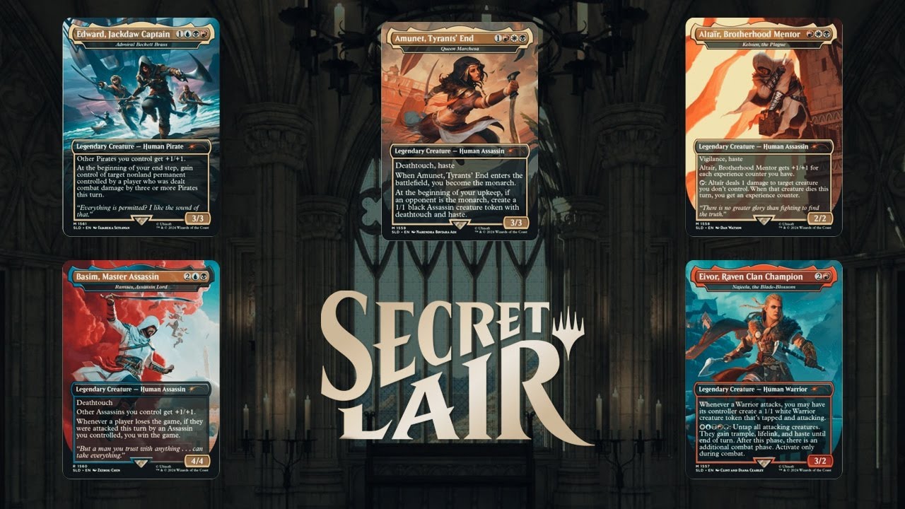 Secret Lair x Assassin's Creed. Da Vinci's Designs and Lethal