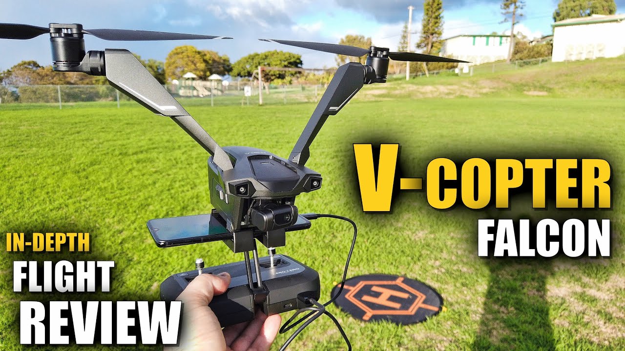 V-Copter Falcon (2 Armed Drone) Flight Review IN-DEPTH - How Good