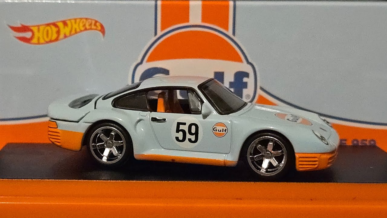 Opening Hot Wheels RLC Gulf Porsche 959 - YouTube