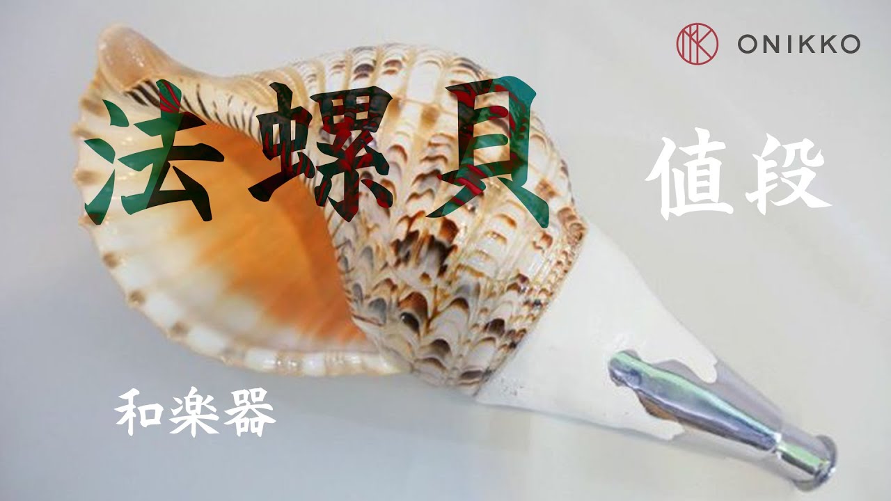 法螺貝 楽器の値段の事なら 国内最大級の品揃えONIKKO Horagai (Conch