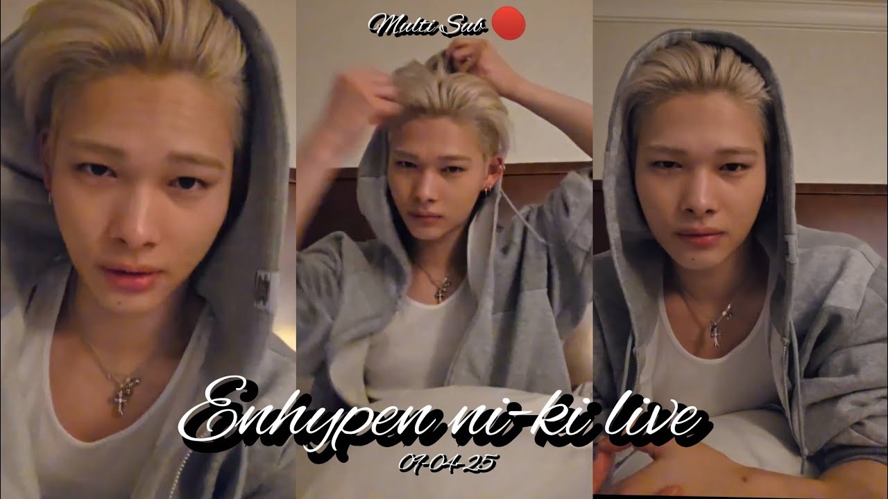 All Sub) Enhypen Ni-Ki Live On Weverse 9 April 2025 - YouTube