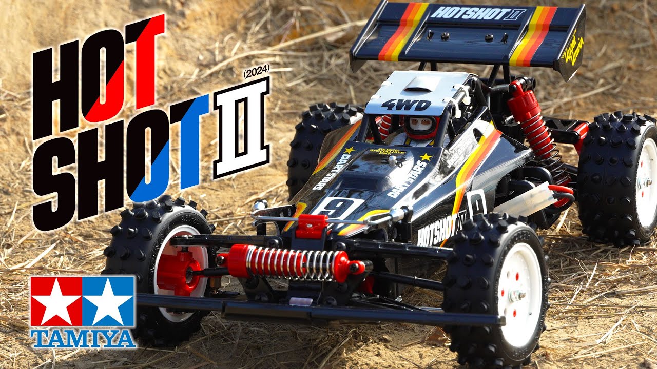 Official product video of Tamiya 58737 Hotshot II (2024) 4WD Buggy