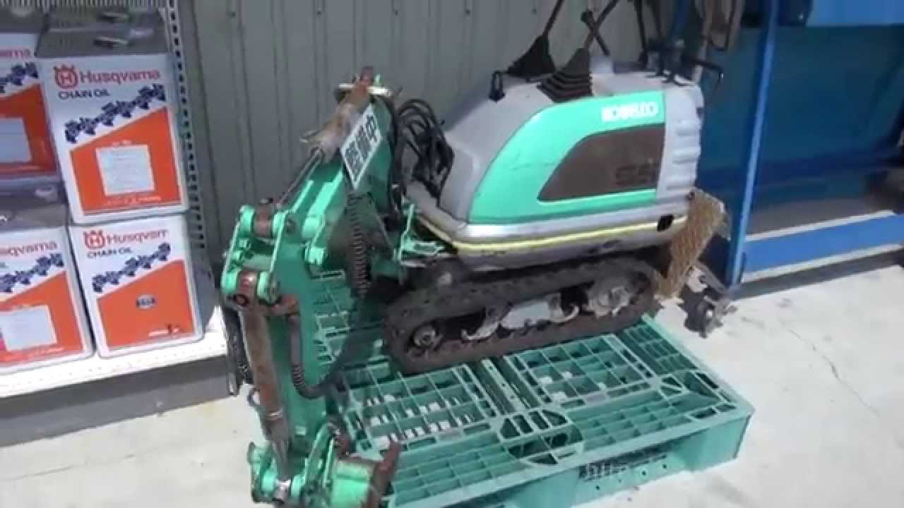 売約済【中古】KOBELCO 油圧ショベルSS1/2 入荷しました。 - YouTube