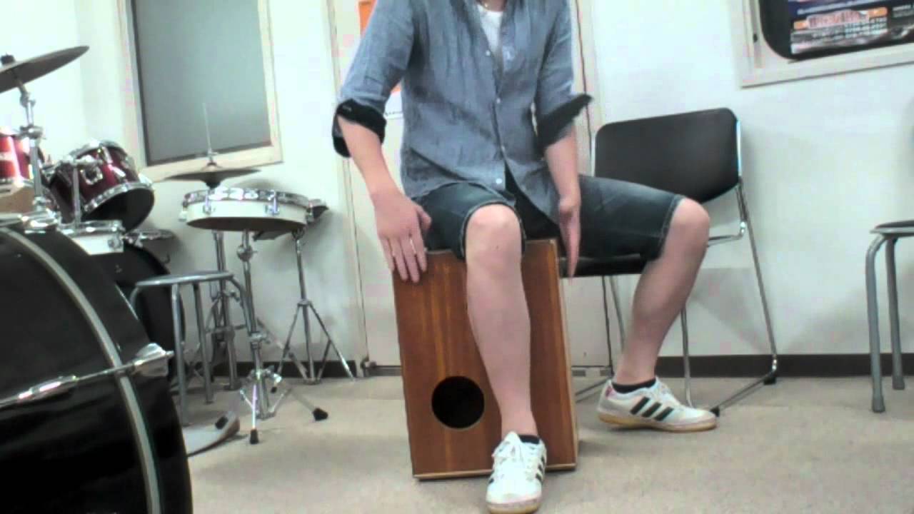 カホン教室 神戸 カホン叩き比べ 濱崎商会SENTIDO - YouTube