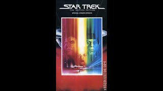 Opening To Star Trek: The Motion Picture 1991 VHS (1994 Reprint