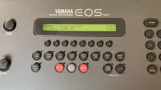 YAMAHA EOS B200 DEMO SONG / VOICE CARD RCD1000 